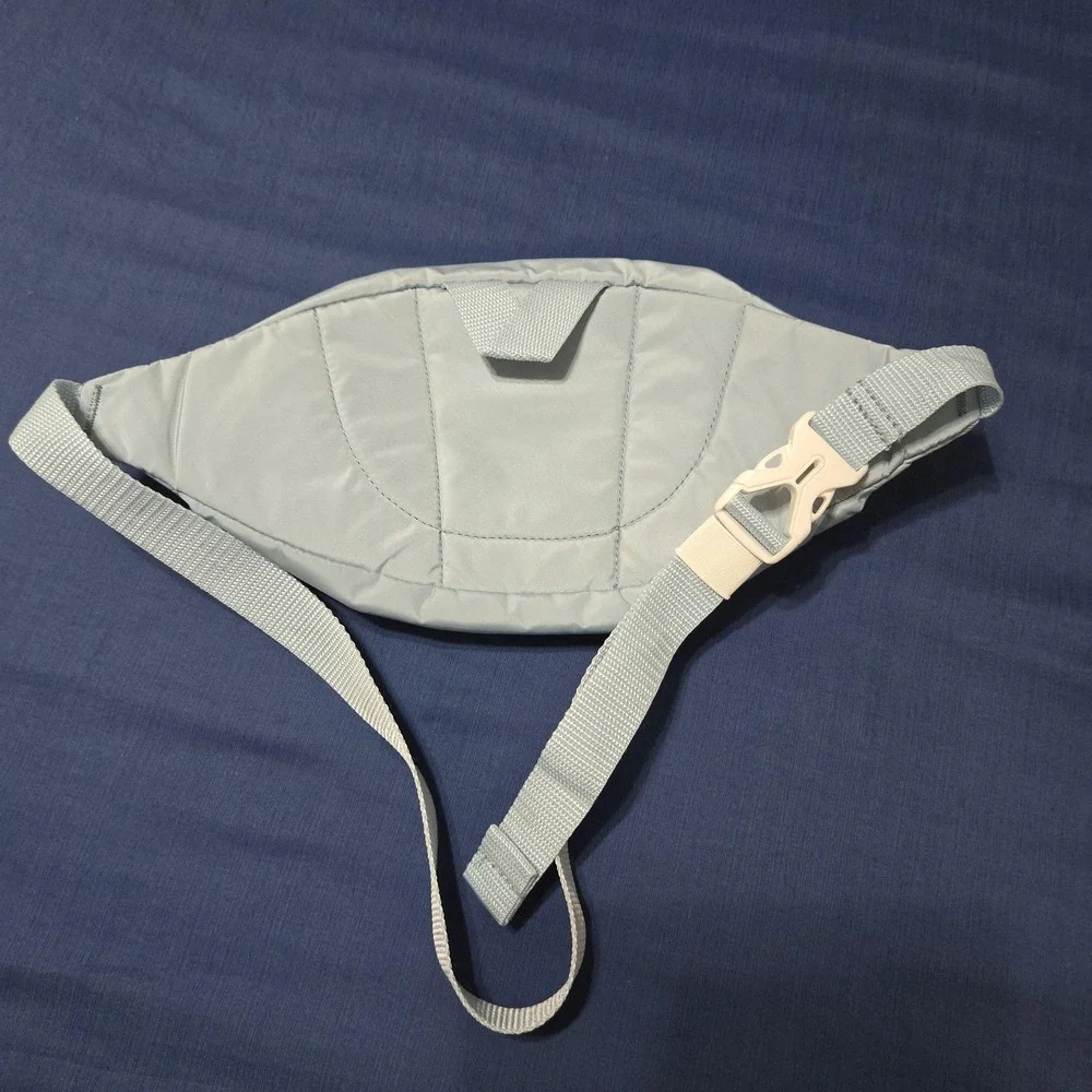 Adidas Belt Bag Mens Small Blue Recycled Polyester Zip Fanny Pack Sports Travel‎